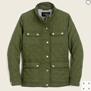 J. Crew Quilted downtown field jacket